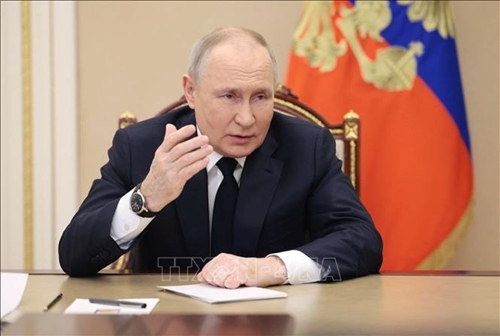 Tỷ lệ tín nhiệm Tổng thống Nga V.Putin duy trì ở mức cao